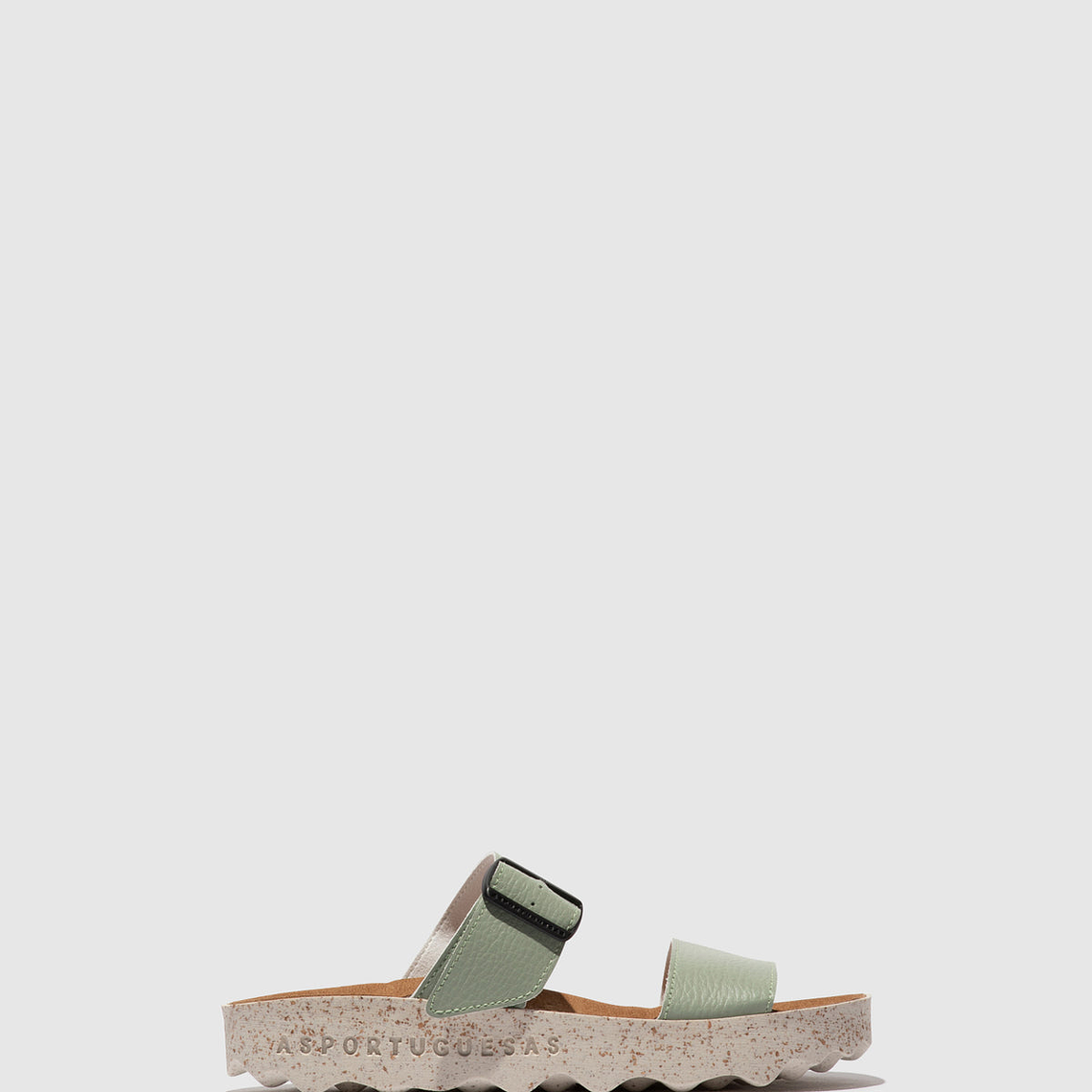 SANDÁLIAS COLY ECOLEATHER SAGE GREEN ASPORTUGUESAS  1
