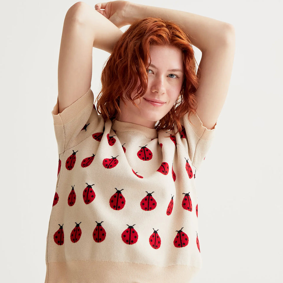 CAMISOLA COM JOANINHAS COMPAÑIA FANTASTICA 4