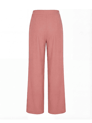 CALÇA FLUÍDA COM PINÇAS EM PÊSSEGO DA SCRIPTA