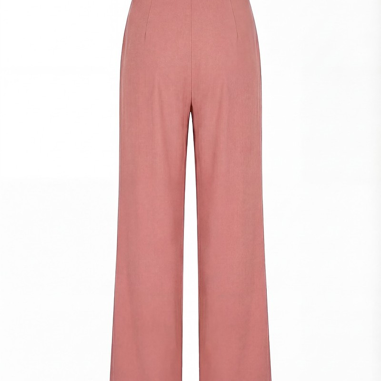 CALÇA FLUÍDA COM PINÇAS EM PÊSSEGO DA SCRIPTA 2