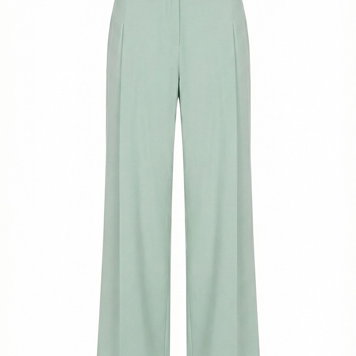 CALÇA FLUÍDA COM PINÇAS EM VERDE CLARO DA SCRIPTA   1