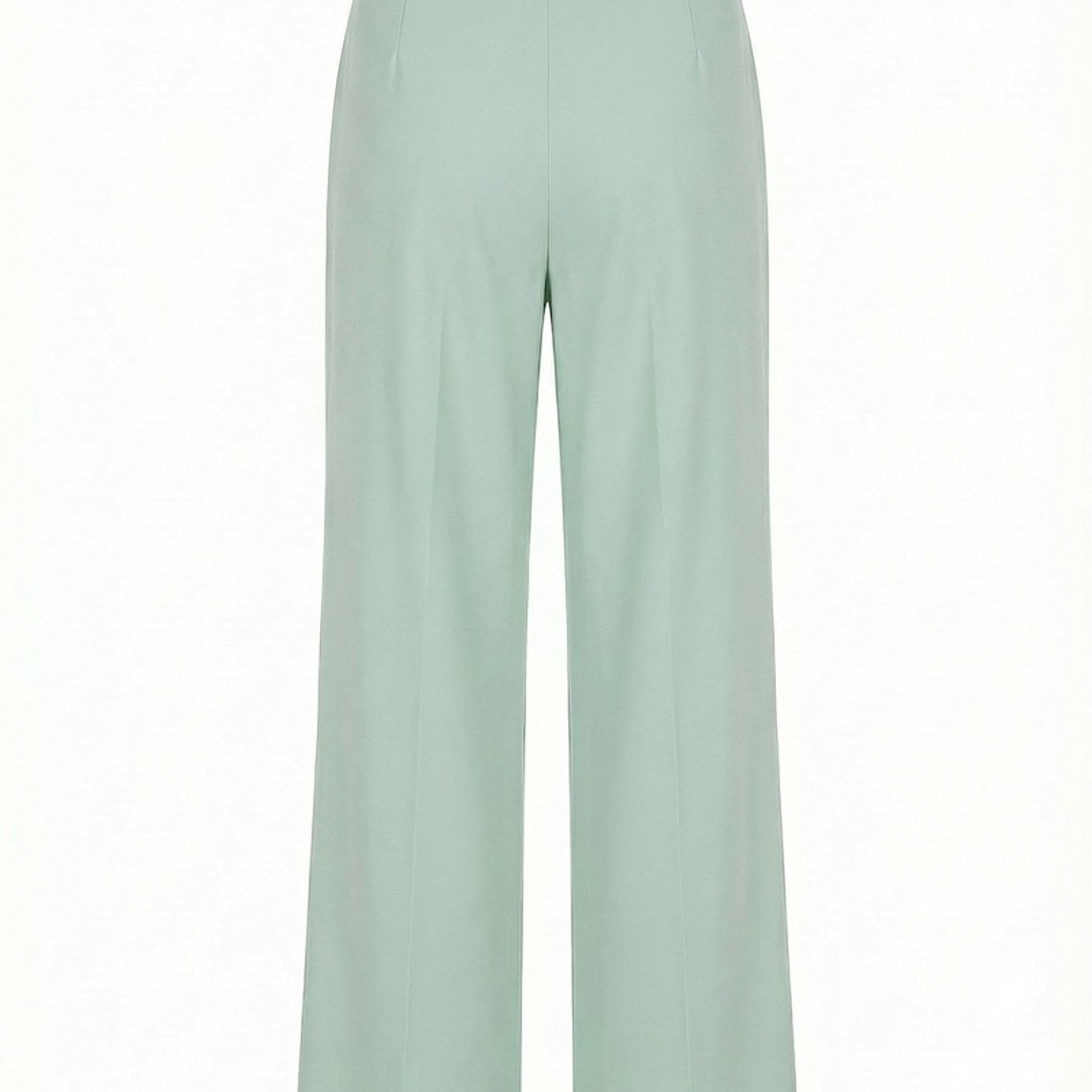 CALÇA FLUÍDA COM PINÇAS EM VERDE CLARO DA SCRIPTA   2