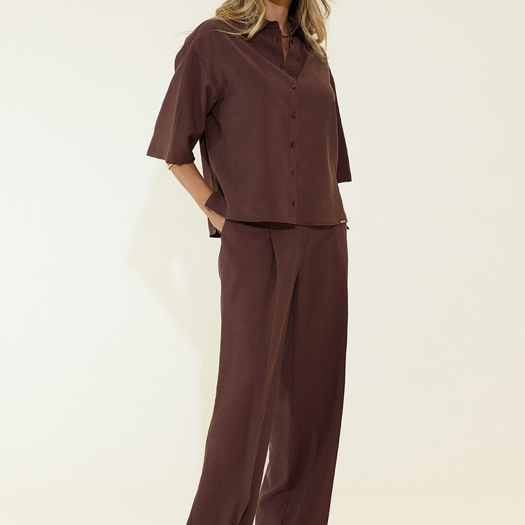 CAMISA ESTILO OVERSIZE EM CREME DA SCRIPTA  2