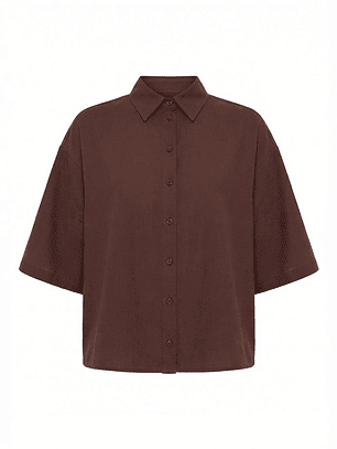 CAMISA ESTILO OVERSIZE EM CREME DA SCRIPTA 