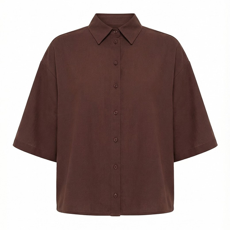 CAMISA ESTILO OVERSIZE EM CREME DA SCRIPTA  1