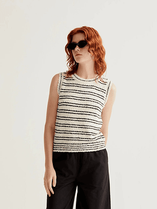 TOP DE MALHA COM RISCAS COMPANIA FANTÁSTICA