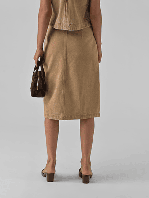 SAIA NAHEE DE GANGA COM BORDADO ORFEU PARIS