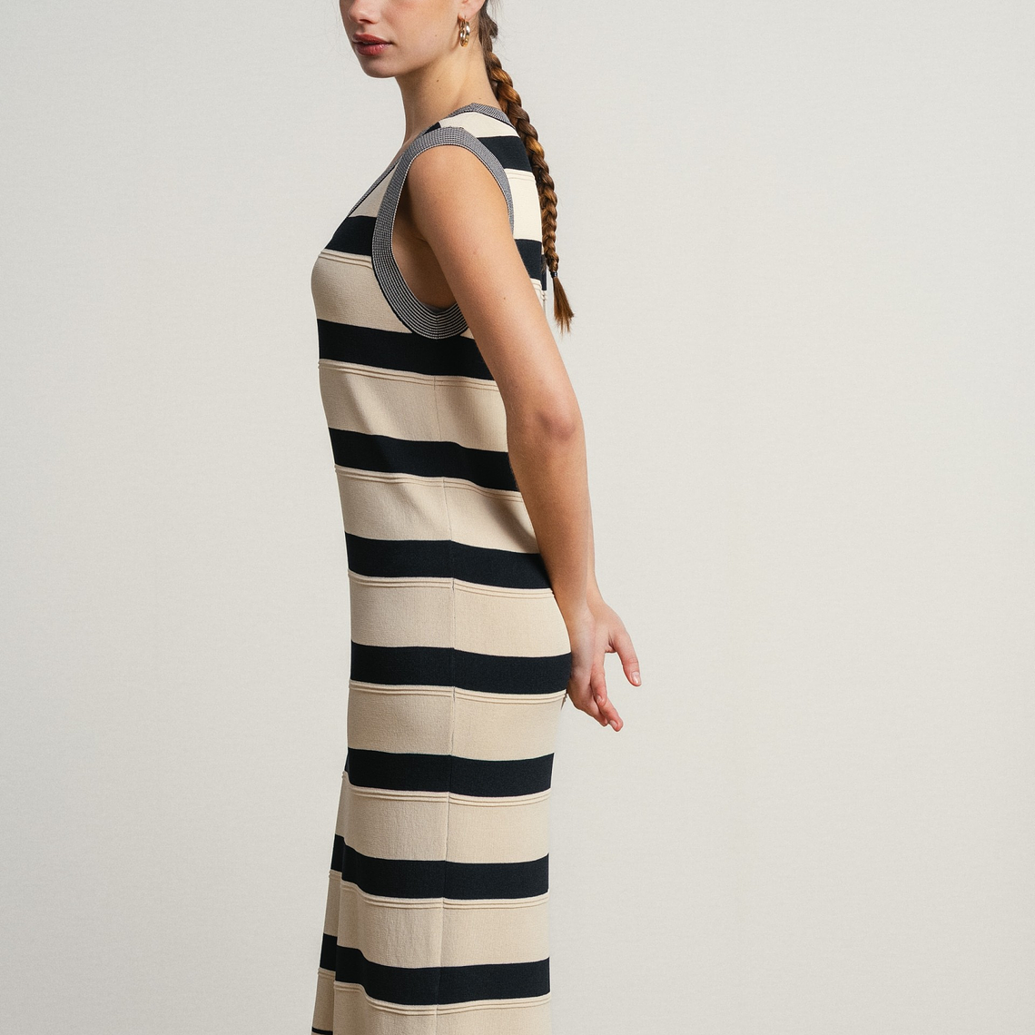 VESTIDO MALHA PRETO SMF JEANS  2