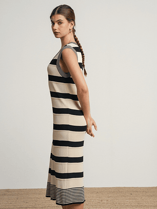 VESTIDO MALHA PRETO SMF JEANS 