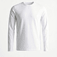 LONGSLEEVE BÁSICA RELAXED BRANCO FIT SMF JEANS HOMEM  - Thumbnail 2
