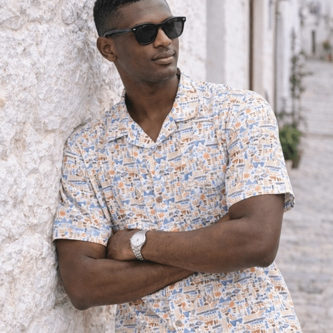 CAMISA DE MANGA CURTA ESTAMPADA YELLOWSKIN 1