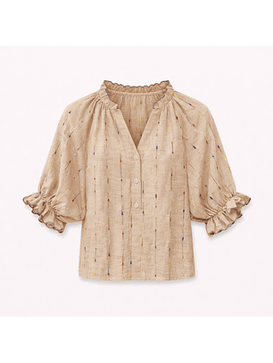 CAMISA CLEY BEIGE ORFEU PARIS