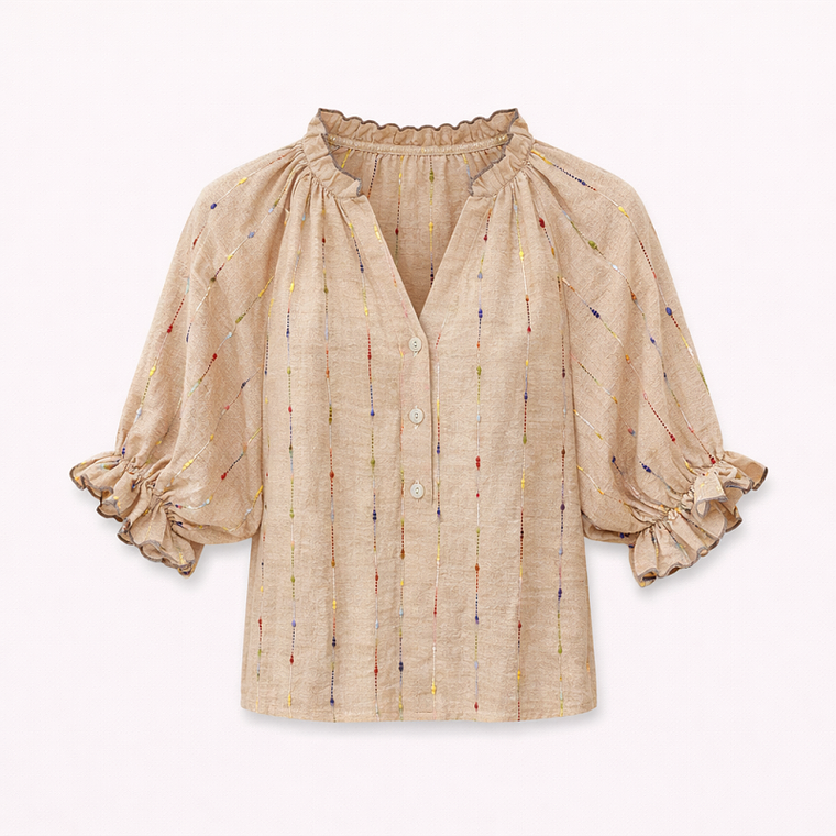 CAMISA CLEY BEIGE ORFEU PARIS 1