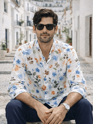 CAMISA FLORAL YELLOWSKIN 
