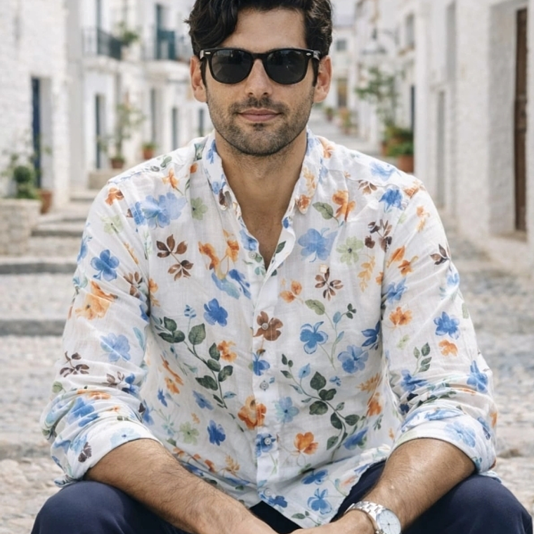 CAMISA FLORAL YELLOWSKIN  1