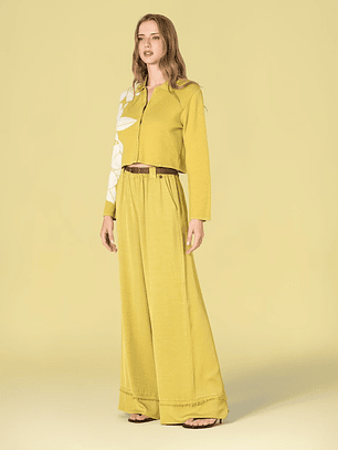 CALÇAS PANTALONA PISTACHIO RUGA