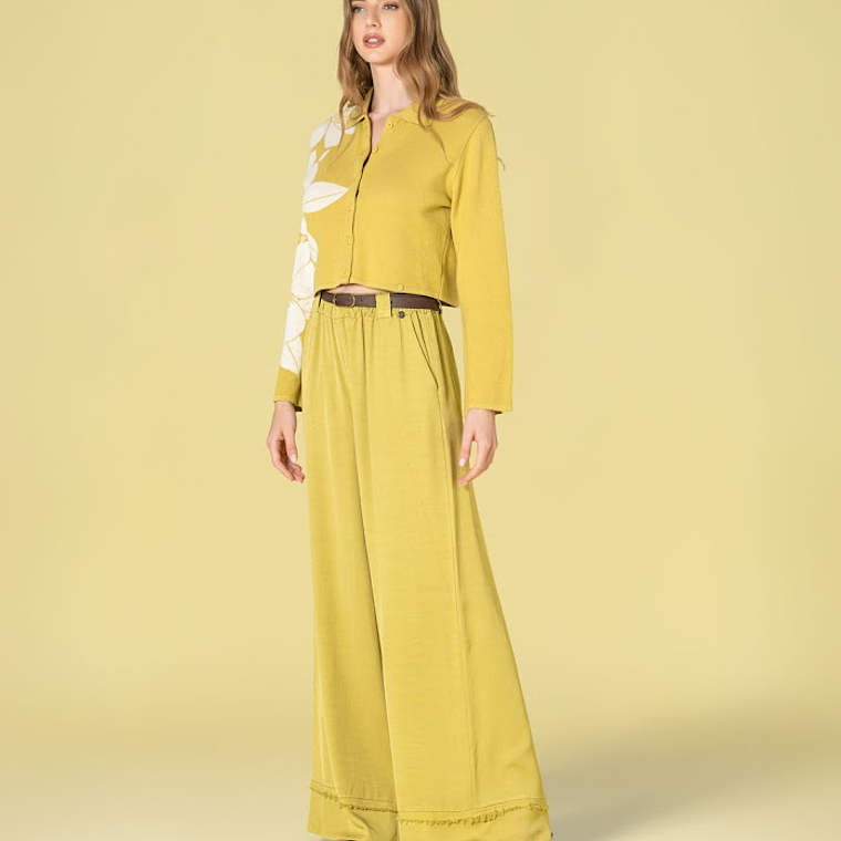 CALÇAS PANTALONA PISTACHIO RUGA 1