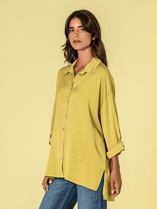 CAMISA OVERSIZE PISTACHIO RUGA