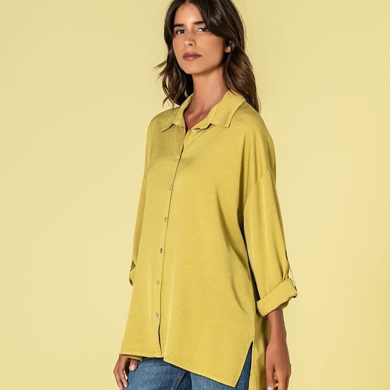CAMISA OVERSIZE PISTACHIO RUGA 1