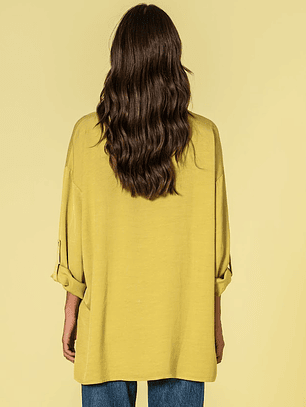 CAMISA OVERSIZE PISTACHIO RUGA