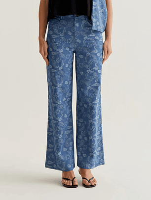 CALÇAS DE GANGA ESTAMPADAS COMPAÑIA FANTASTICA