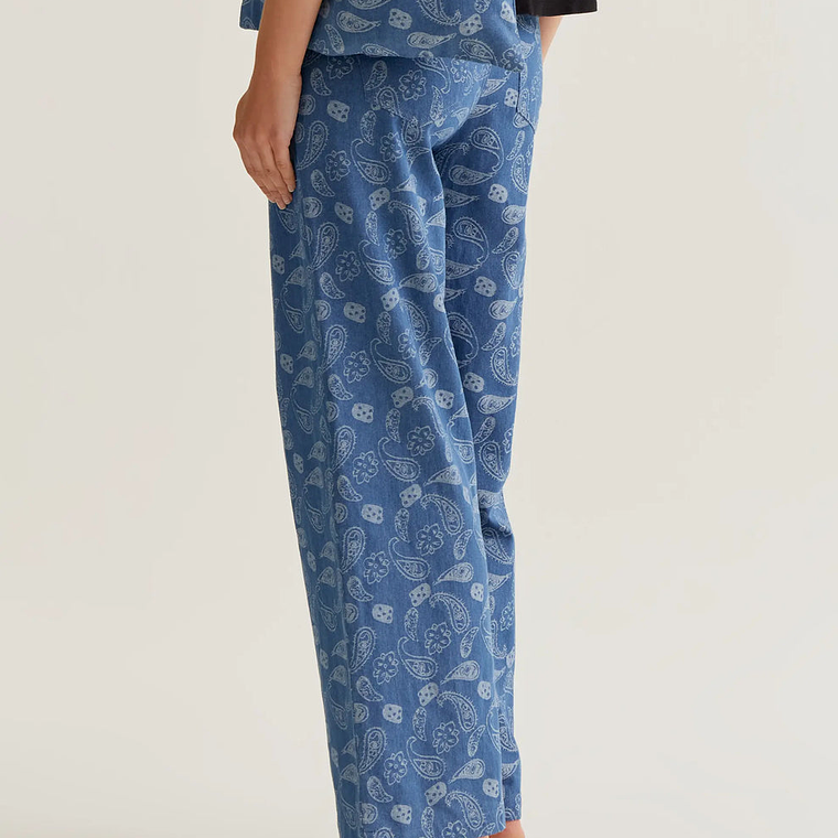 CALÇAS DE GANGA ESTAMPADAS COMPAÑIA FANTASTICA 2