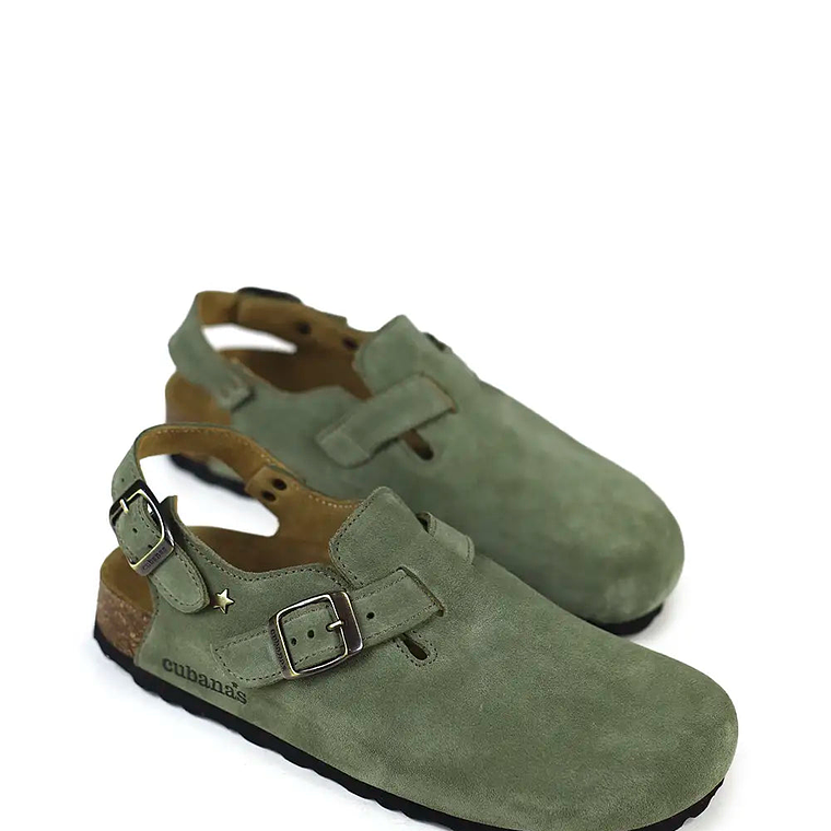 SANDÁLIA SOFIA CAMURÇA VERDE HOMEM CUBANAS 3