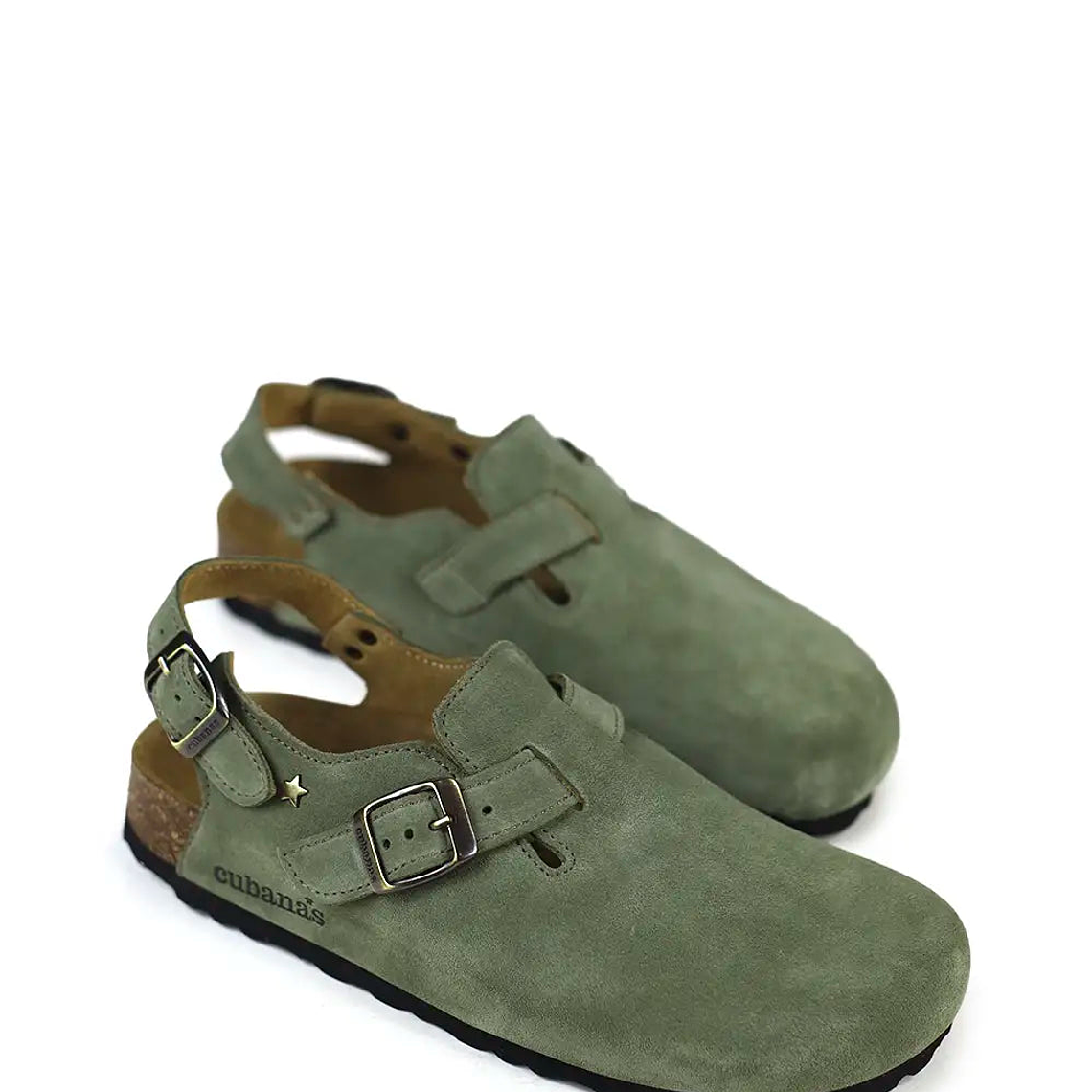 SANDÁLIA SOFIA CAMURÇA VERDE SENHROA CUBANAS 3