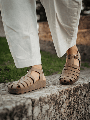 SANDÁLIAS CALIX BEIGE ASPORTUGUESAS