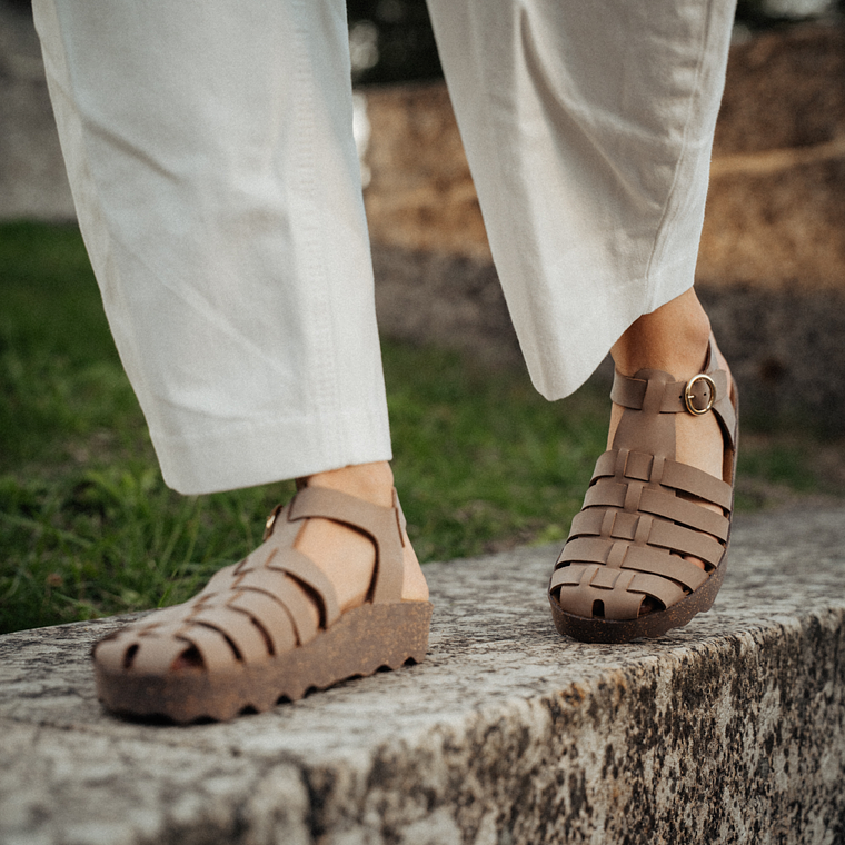 SANDÁLIAS CALIX BEIGE ASPORTUGUESAS 2