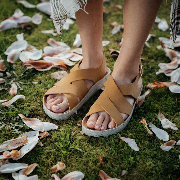 SANDÁLIAS CUSK CAMEL ASPORTUGUESAS 1