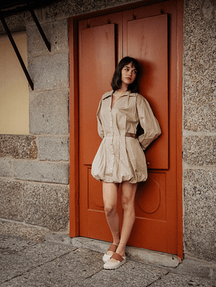 SANDÁLIAS CANA NUDE/CAMEL ASPORTUGUESAS 