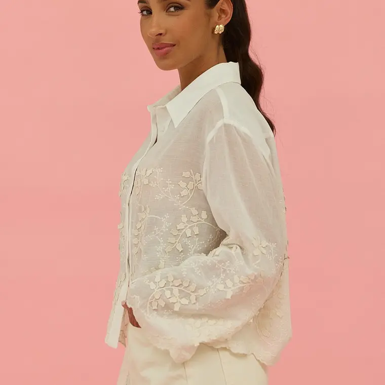 BLUSA COM BORDADOS SCRIPTA  2