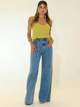 TOP COM DECOTE DRAPEADO SCRIPTA