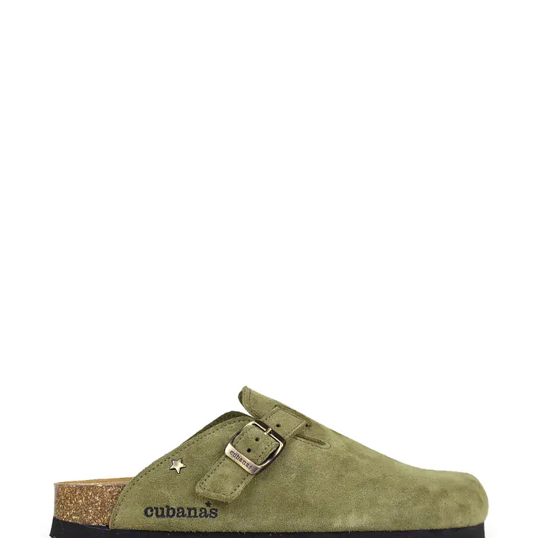 SANDÁLIAS MARIA VERDE SECO HOMEM CUBANAS 2