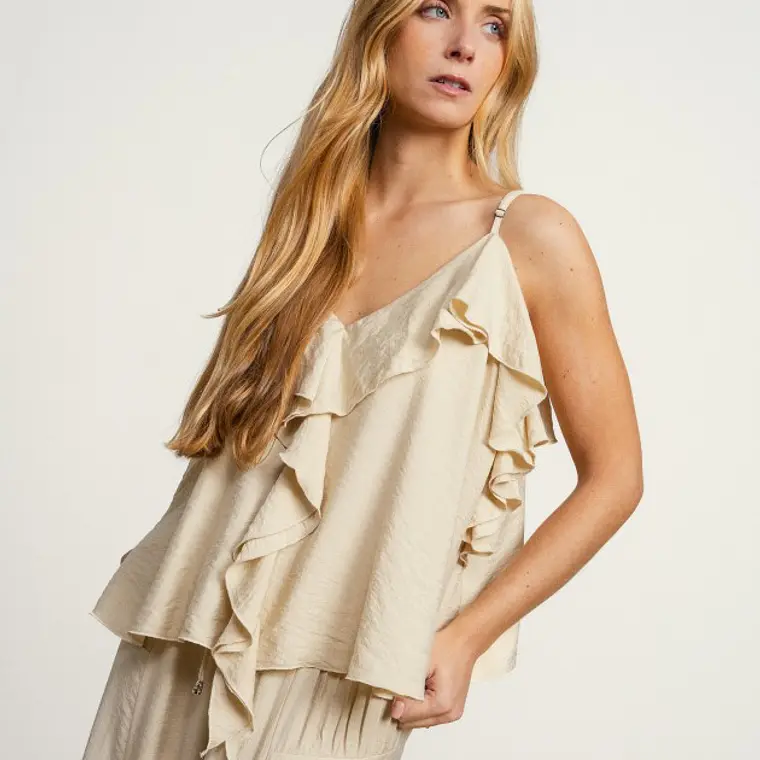 TOP COM FOLHO DRAPEADO SMF JEANS 2