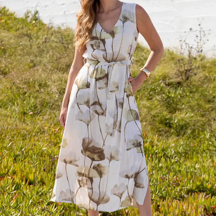 VESTIDO COMPRIDO DE LINHO SEISSA 1