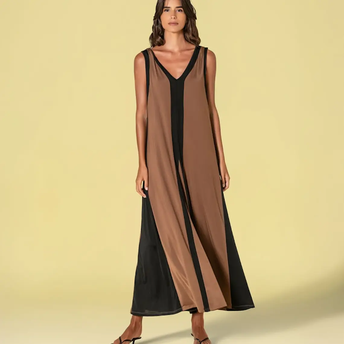 VESTIDO COMPRIDO MALHA FRIA RUGA 1