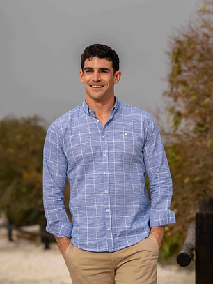 CAMISA AZUL YELLOWSKIN 