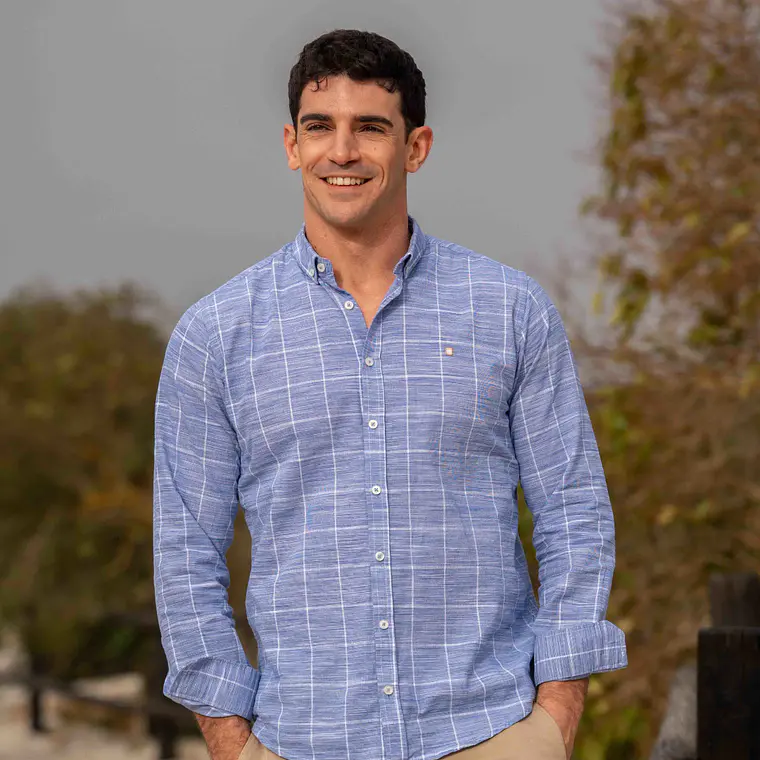 CAMISA AZUL YELLOWSKIN  1