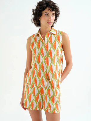CAMISA ESTAMPADA ALOE COMPAÑIA FANTASTICA
