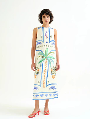 VESTIDO COMPRIDO SEREIAS COMPAÑIA FANTASTICA