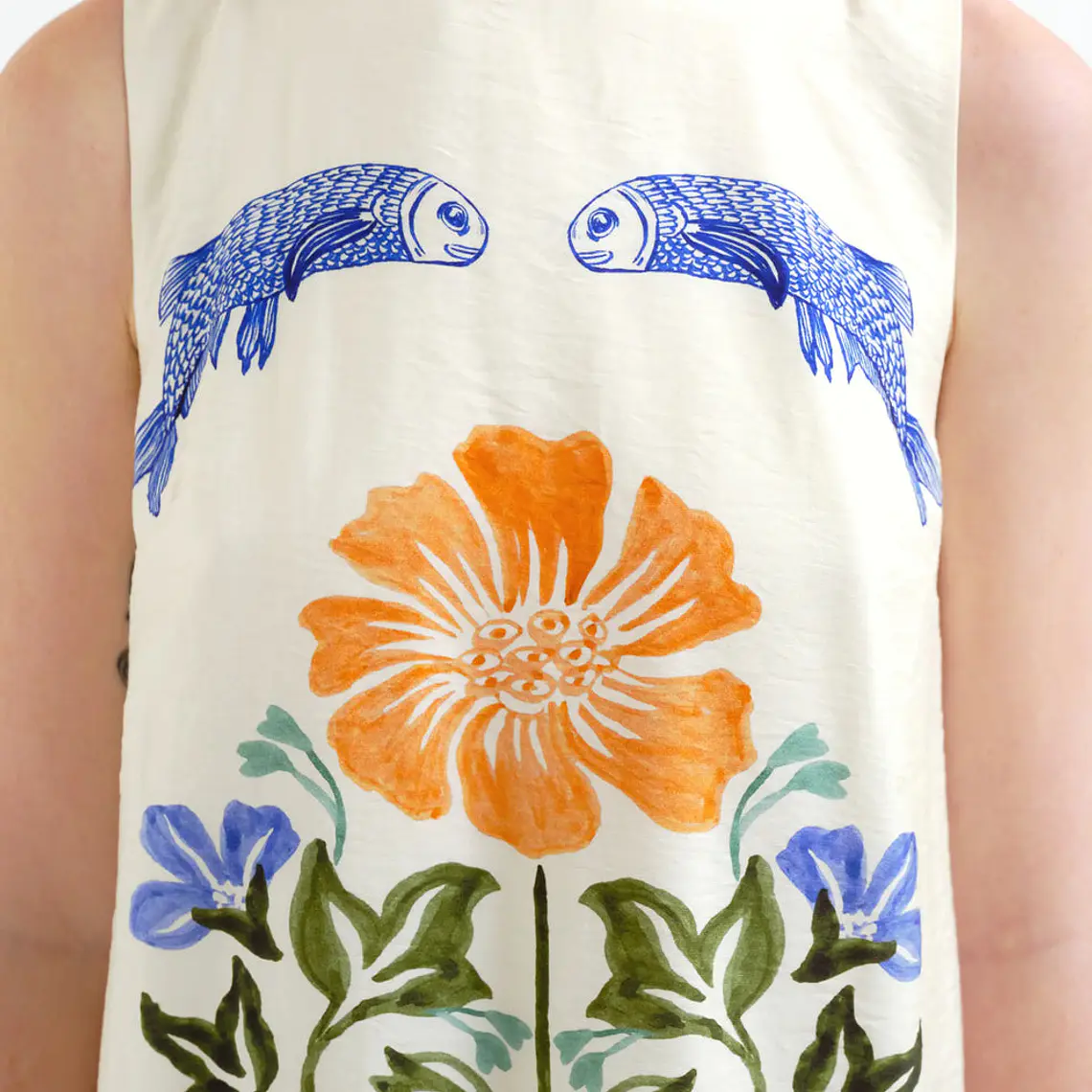 VESTIDO CURTO SEREIAS COMPAÑIA FANTASTICA  2