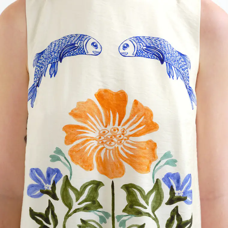 VESTIDO CURTO SEREIAS COMPAÑIA FANTASTICA  2