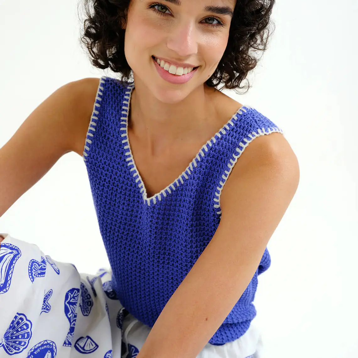 TOP CROCHE AZUL COMPAÑIA FANTASTICA 2
