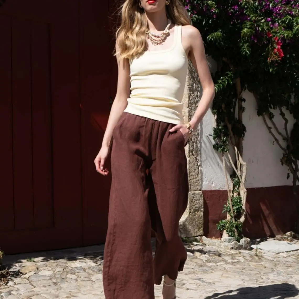 CALÇAS PANTALONA DE LINHO LIBERJEANS  1