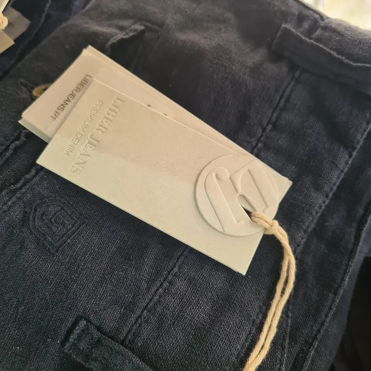 CALÇAS DE LINHO JOGGER COM ELÁSTICO ATRÁS LIBERJEANS  4