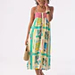 VESTIDO MIDI LOUANE ESTAMPADO RIVIERA ORFEU PARIS - thumbnail 1
