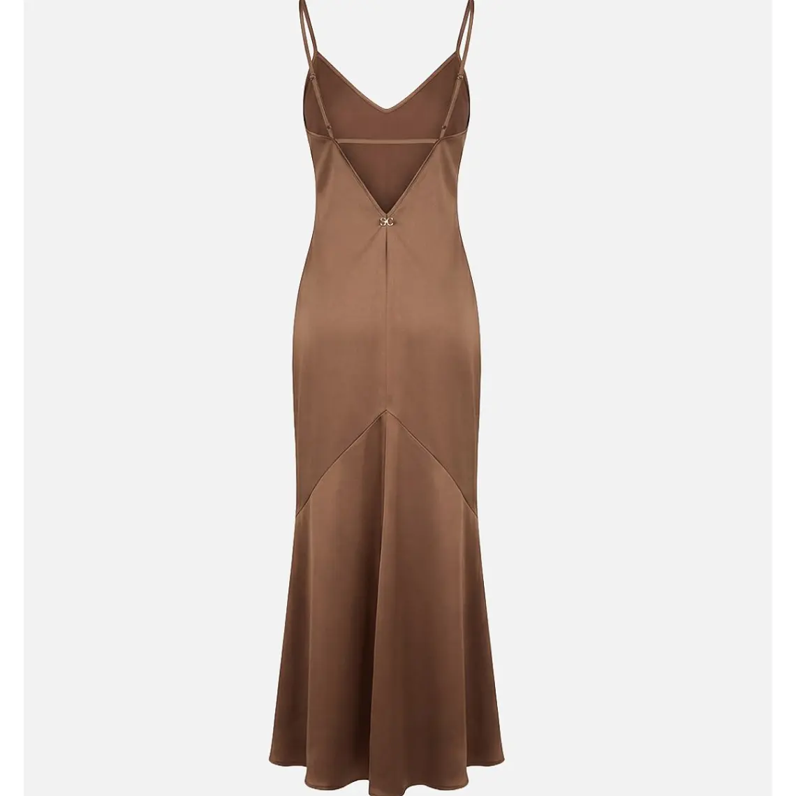 VESTIDO ACETINADO COM ALÇA FINA E COSTAS DECOTADAS SCRIPTA 4