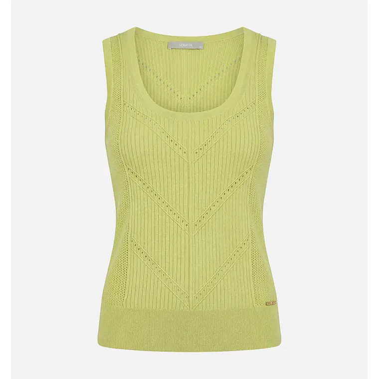 TOP DE CAVAS EM MALHA PERFURADA SCRIPTA 2
